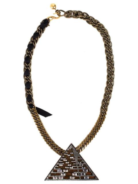 Lanvin Luxor Pyramid Necklace
