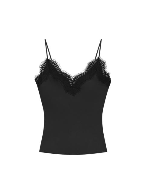 A.L.C. Presley Satin and Lace Camisole Top