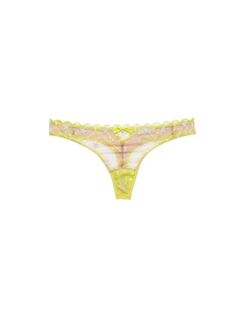 Fleur du Mal Étoile Embroidery Thong