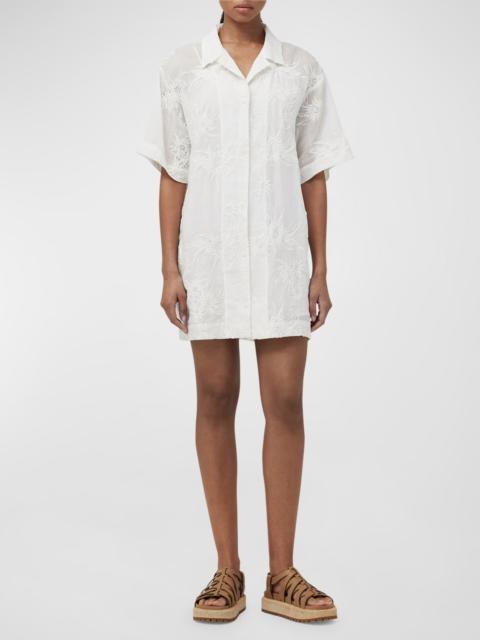 rag & bone Reed Embroidered Shirtdress