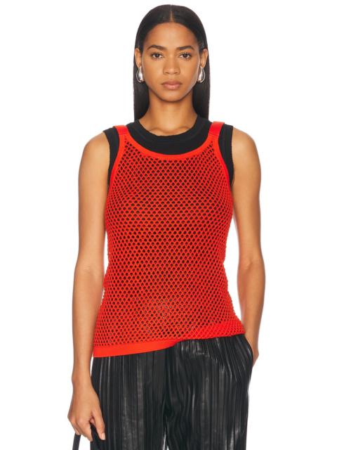 Helmut Lang Mesh Tank Top