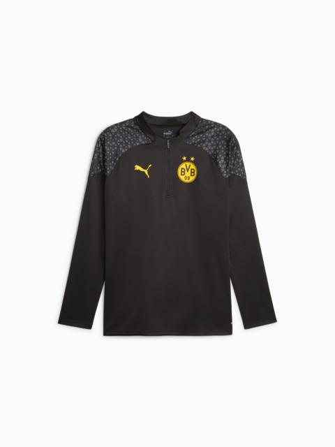 PUMA Borussia Dortmund Soccer Men's Quarter-Zip Training Top