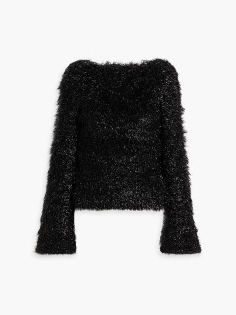 Victoria Beckham Tie-back tinsel sweater