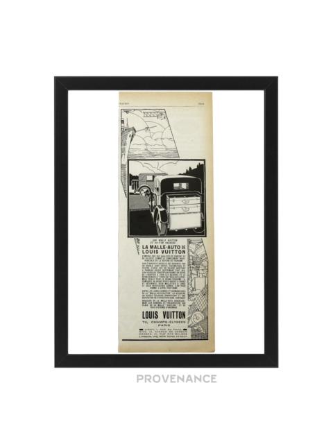 Louis Vuitton Louis Vuitton Antique Vintage Newsprint Ad - MALLE-AUTO