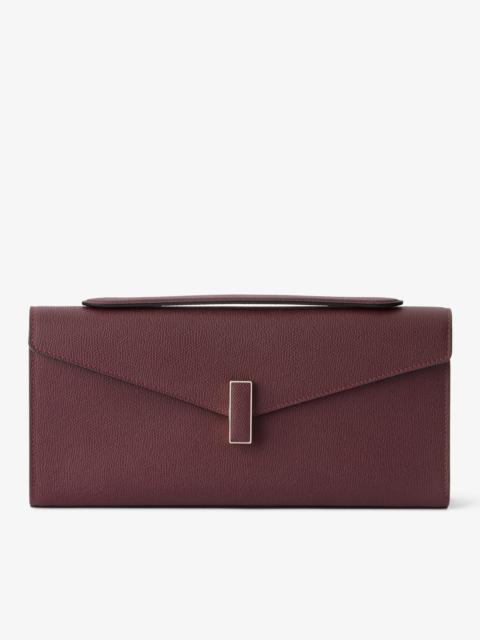 Valextra Valextra – Iside Clutch – Claret Red