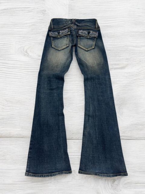 Hysteric Glamour FLARED HEAVEN WINGER GOT WING POCKET MUD WASH DENIM
