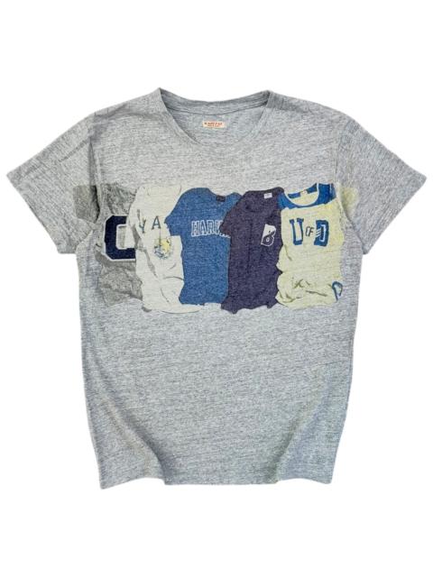 Kapital 💥ARCHIVAL KAPITAL Trompe L’oeil Collegiate Ivy Tee