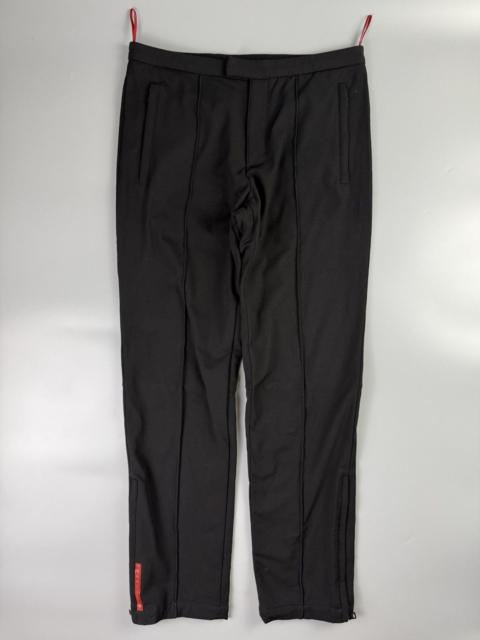 Prada Prada Sport - Red Tab Pleated Trousers