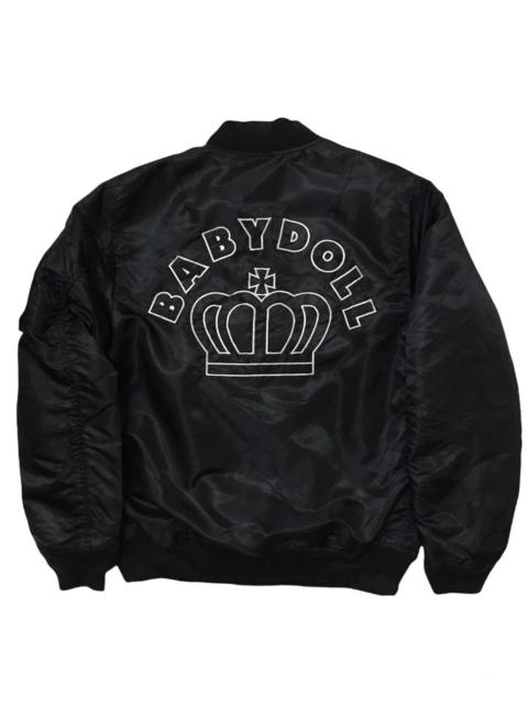 Other Designers Japanese Brand - Babydoll Embroidered Logo Bomber Jacket