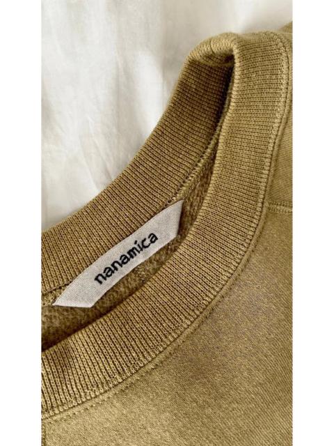 Nanamica brand new . kodenshi sweatshirt . medium . made in japan