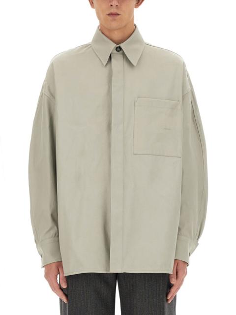 Bottega Veneta Bottega Veneta Men Cotton Twill Over Shirt