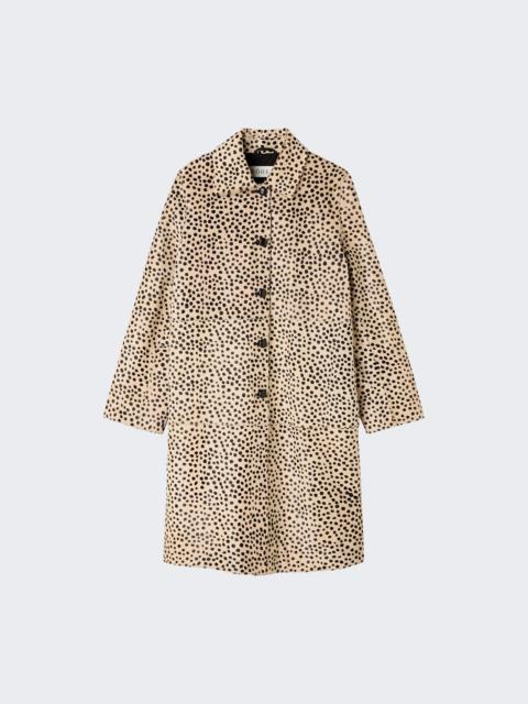 RÓHE Cheetah Pony Hair Coat Cheetah