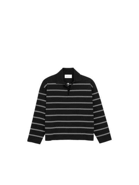AMI Paris Ami Paris Black Polo Shirts Men