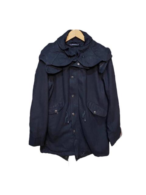 Other Designers Japanese Brand - Shaggy Removesible Hood Fishtail Wool Parka