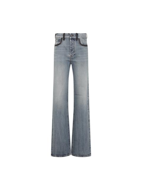 Miu Miu Miu Miu Women Logo Embroidery Jeans | luosophy