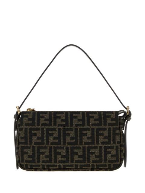 FENDI Fendi Women Embroidered Jacquard Small Handbag