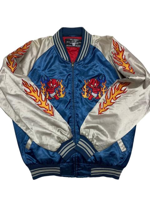 Other Designers Vintage great red hot power of devils Sukajan jacket