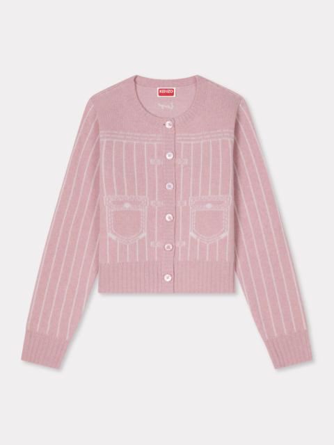 KENZO 'KENZO Trompe l'œil' cardigan in wool cotton