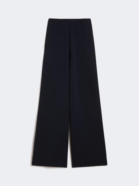 Max Mara Viscose crêpe knit trousers - ULTRAMARINE