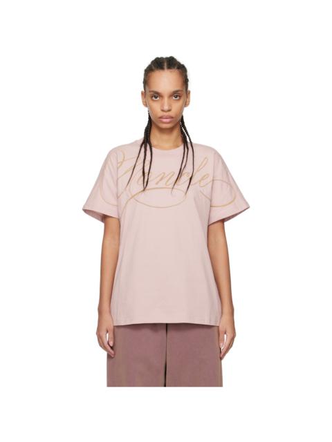 Moncler Pink S/S Logo T-shirt