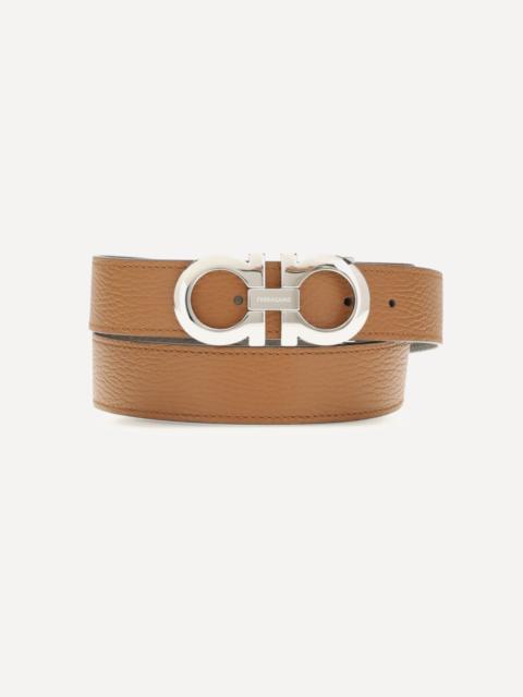 FERRAGAMO Reversible and adjustable Gancini Belt