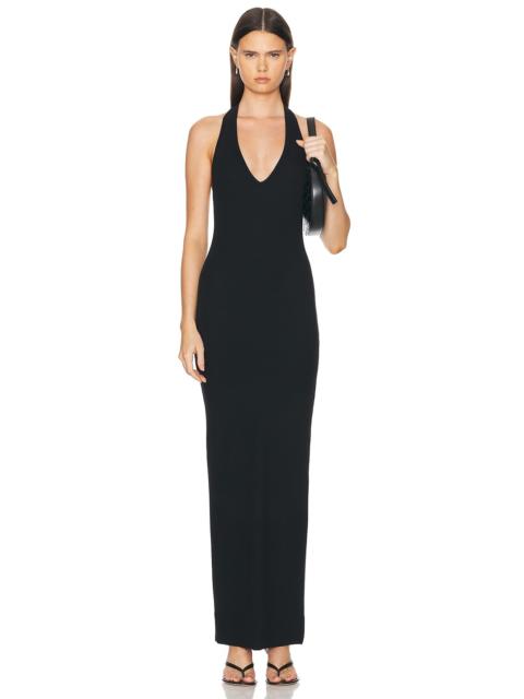 ÉTERNE Halter Maxi Dress