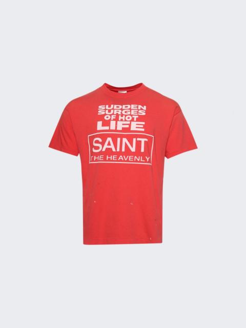 SAINT M×××××× Erupting Tee Pink Red
