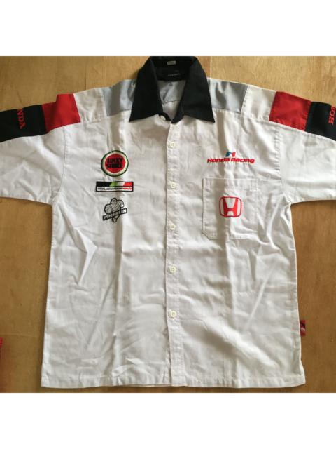 Other Designers Japanese Brand - Vintage Honda F2 Racing Button Shirt