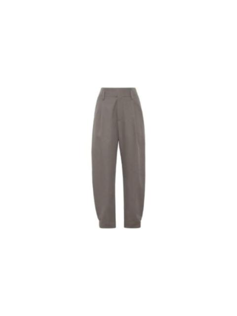 Brunello Cucinelli Brunello Cucinelli Wotaupe Wool Blend Tapered Trousers