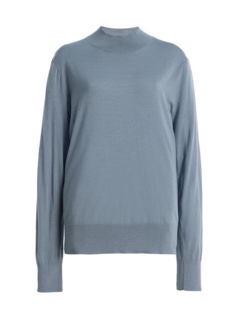 The Row Nari Wool Top blue