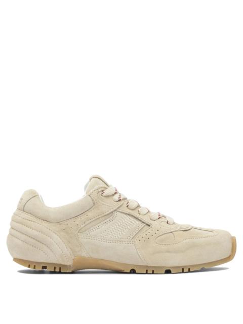 Alohas - Alohas Tb.56 Suede Cream Leather Sneakers