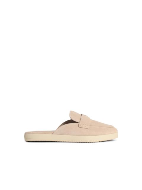 TORY BURCH Tory Burch Ballet Sport Ivory Leather Mules