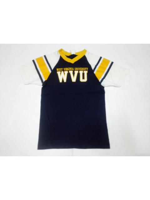 Other Designers Vintage - Vintage Champion 80s West Virginia University Jersey Tee