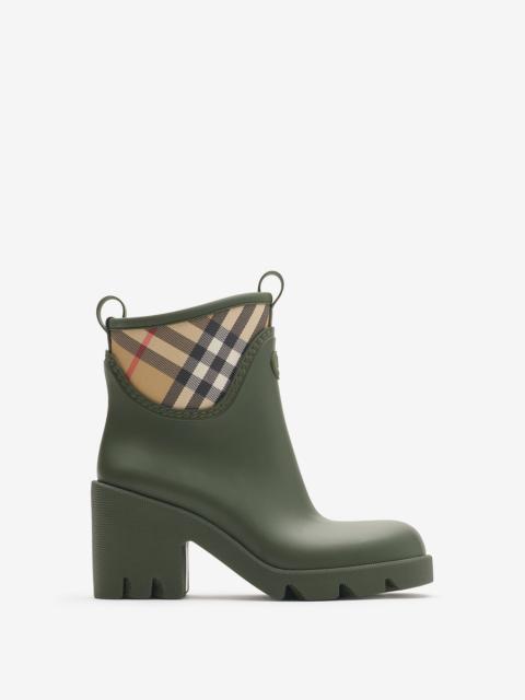 Burberry Rubber Marsh Stamp Heeled Low Boots​