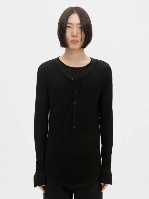 Ann Demeulemeester Leo Layered Serafino Top