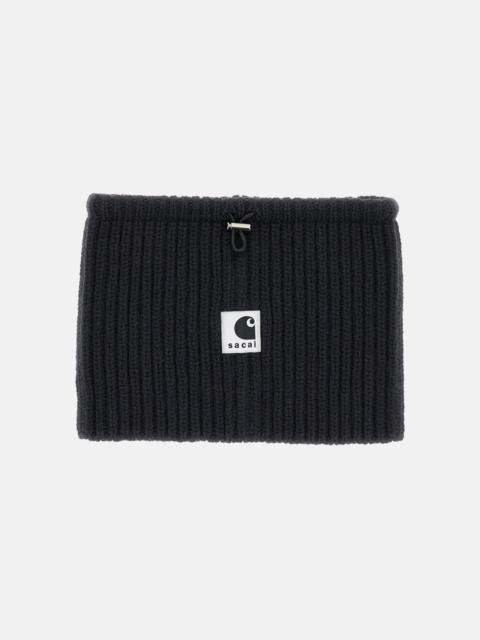Carhartt Sacai Men Sacai X Carhartt Wip Wool-Blend Neck Warmer