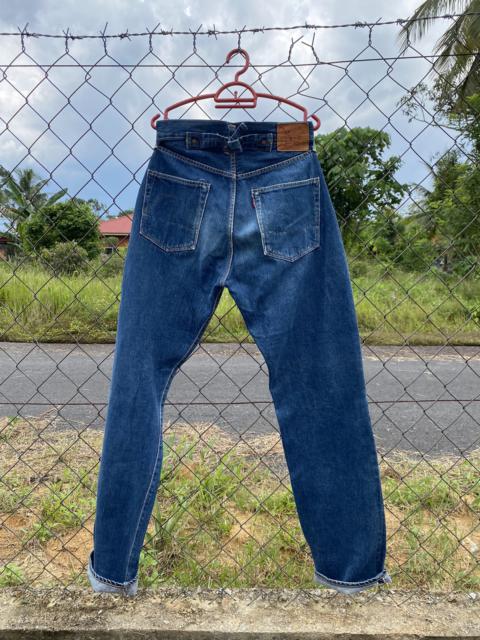 EVISU VTG 80s 90s DISTRESSED SELVEDGE EVIS EVISU JAPAN JEANS DENIM