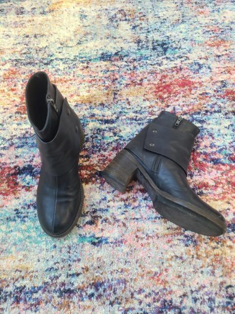 Ann Demeulemeester Ann Demeulemeester Black Leather Boots