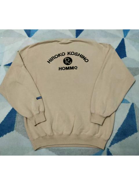 Other Designers Hiroko Koshino Homme - HIROKO KOSHINO Embroidered Big Spellout Jumper
