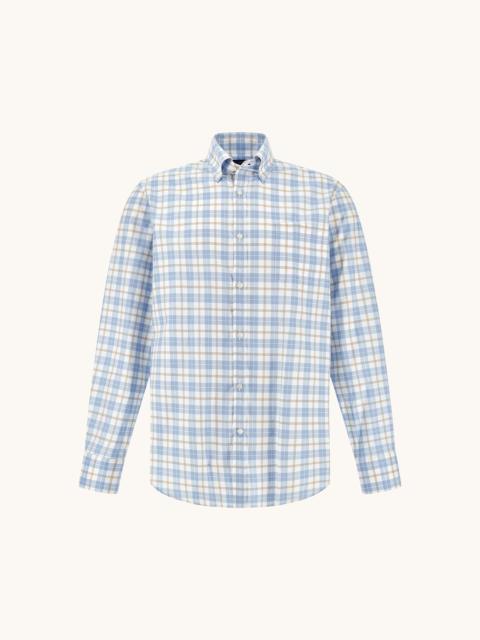 Paul & Shark SUMMER BREEZE COTTON SHIRT WITH CHECK PATTERN