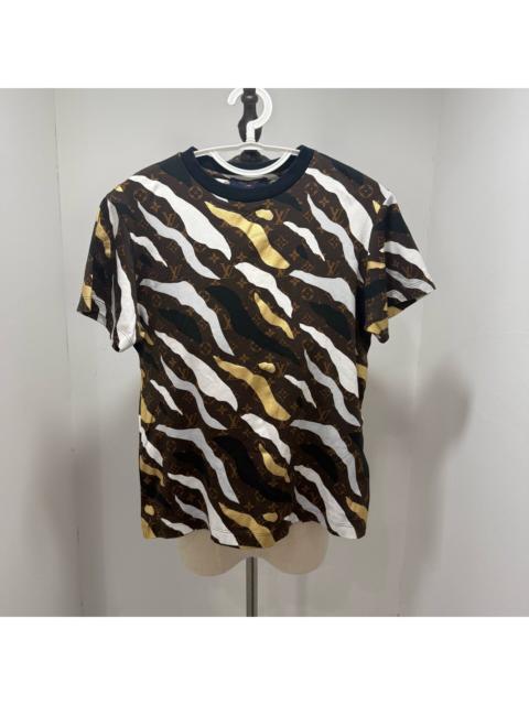 Louis Vuitton Louis Vuitton Camo All-Over Print Short Sleeve Shirt