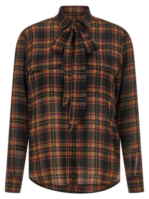 SAINT LAURENT Saint Laurent Women 'Cassandre' Lavallière Shirt