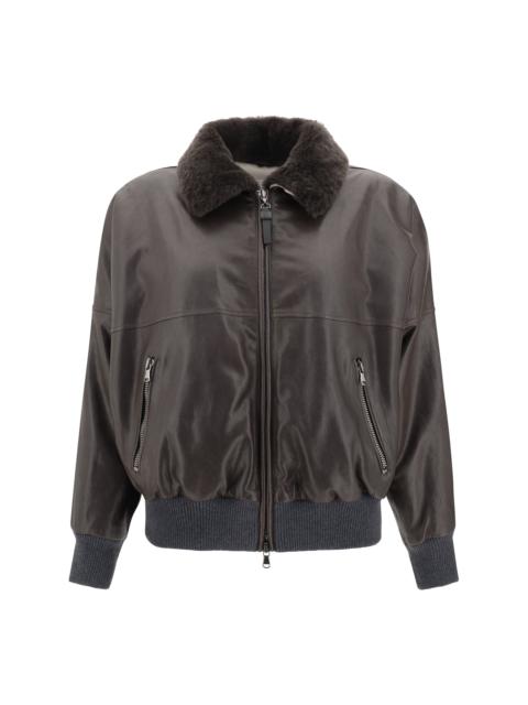 Brunello Cucinelli Brunello Cucinelli Women Leather Jacket