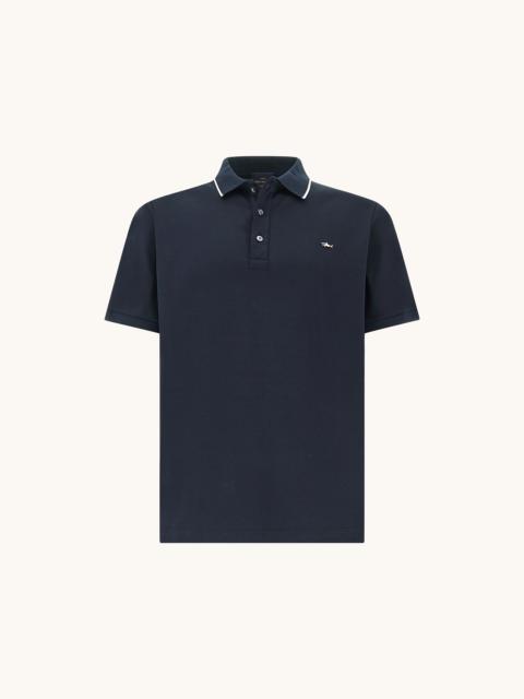 Paul & Shark POLO SHIRT IN AQUA TOUCH COTTON