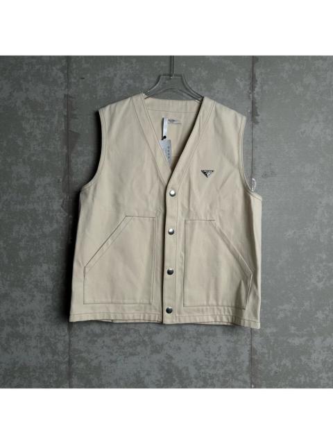 Prada Prada Beige Denim Vest