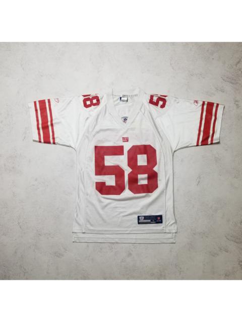 Reebok VTG REEBOK NFL EQUIPMENT NEW YORK GIANTS PIERCE #58 JERSEY