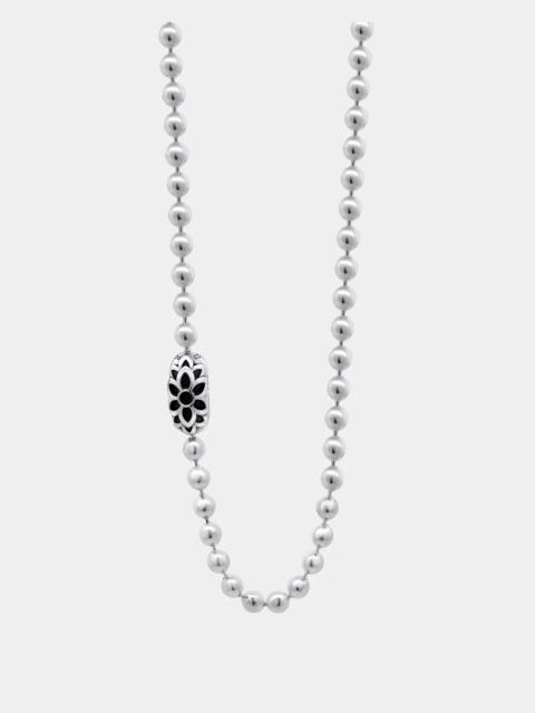 GOOD ART HLYWD GOOD ART HLYWD POP LOCK TRIPLE CUTOUT NECKLACE 10 AT 24&QUOT; - STERLING SILVER