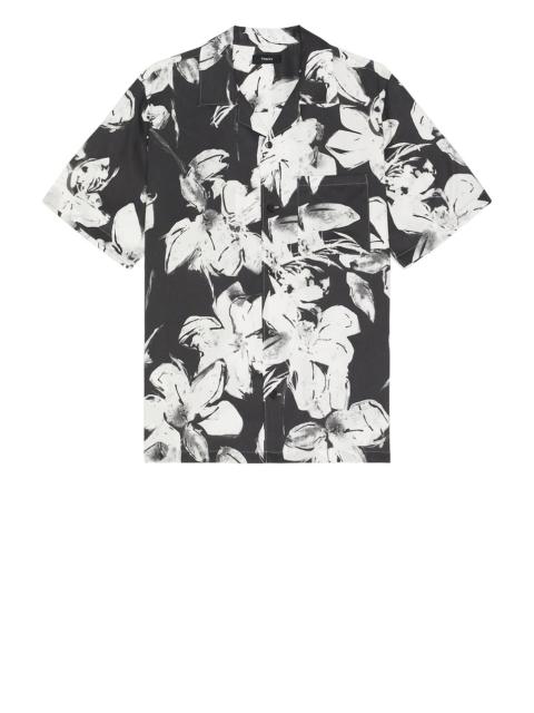 Theory Noll Brush Floral Shirt