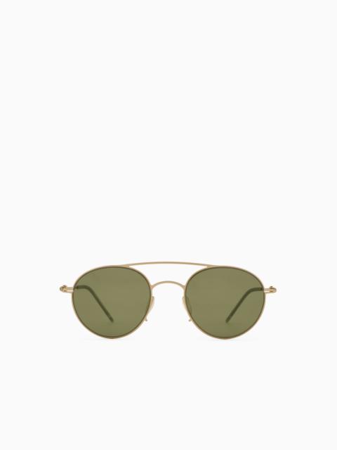 GIORGIO ARMANI MEN’S ROUND SUNGLASSES