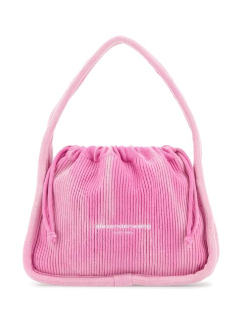 Alexander Wang Pink corduroy small Ryan handbag